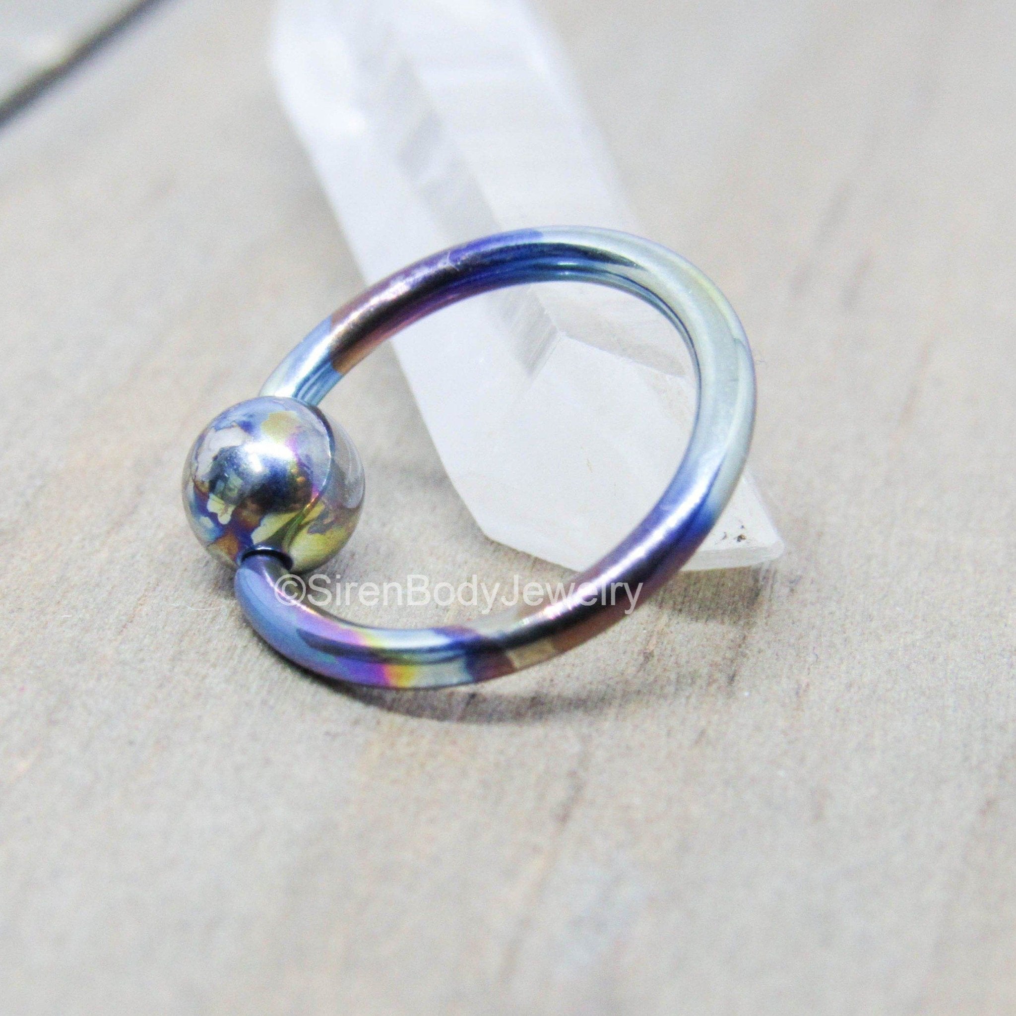 lip ring | A single captive bead ring in a lip | custompiercings | Flickr